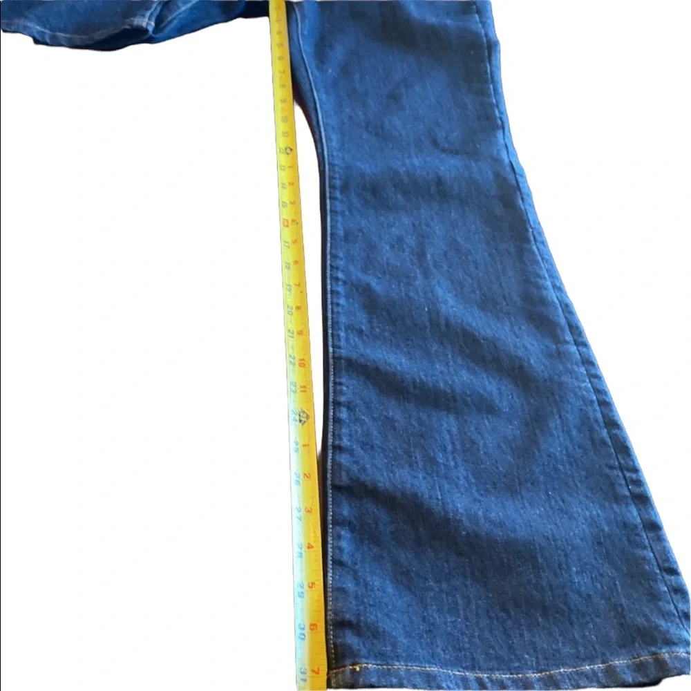 Michael Kors Dark Blue Flare Cut Jeans